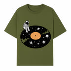 Astro Vinyl Record Player Design - Space-Themed Astronaut Artwork for Music Lovers, Retro Decor, Cosmic Vibes - T-shirt 1758273111448.jpg