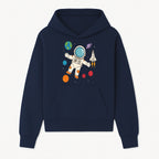 Astronaut Space Adventure Art Print | Planets & Rocket Ship Illustration | Fun Kids Room Decor | Outer Space Wall Art - Hoodie 1758273111576.jpg