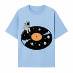 Astro Vinyl Record Player Design - Space-Themed Astronaut Artwork for Music Lovers, Retro Decor, Cosmic Vibes - T-shirt 1758273111751.jpg