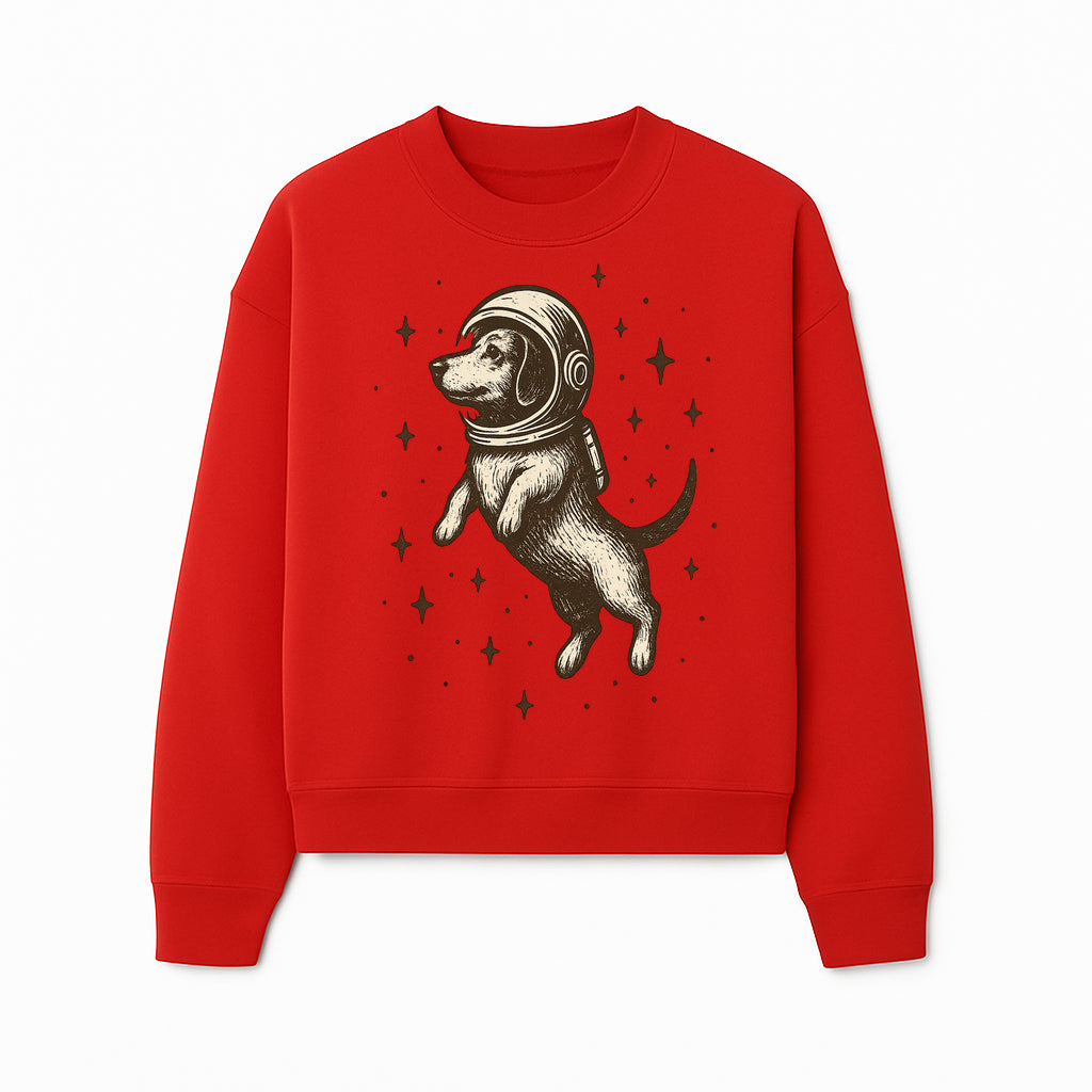 Adventurous Astronaut Dog Art Print - Space Theme Canine Illustration - Fun Wall Decor for Dog Lovers and Space Enthusiasts - Sweatshirt 1758273111752.jpg