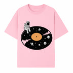 Astro Vinyl Record Player Design - Space-Themed Astronaut Artwork for Music Lovers, Retro Decor, Cosmic Vibes - T-shirt 1758273111880.jpg