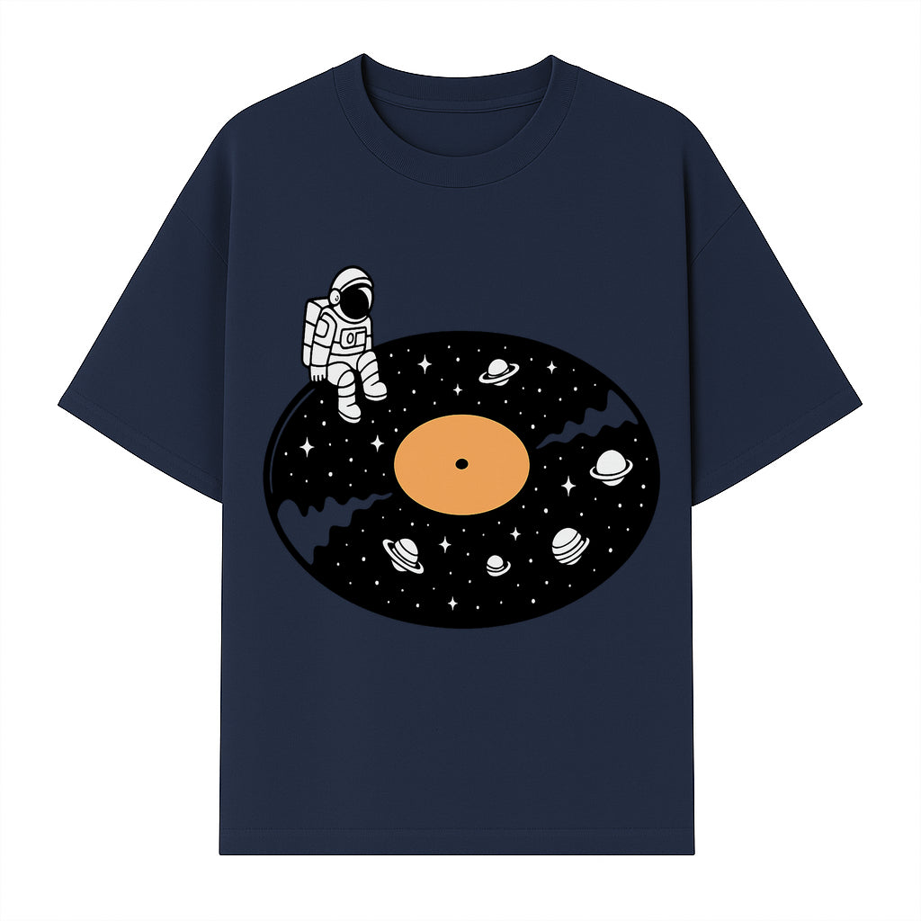 Astro Vinyl Record Player Design - Space-Themed Astronaut Artwork for Music Lovers, Retro Decor, Cosmic Vibes - T-shirt 1758273112116.jpg