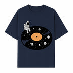 Astro Vinyl Record Player Design - Space-Themed Astronaut Artwork for Music Lovers, Retro Decor, Cosmic Vibes - T-shirt 1758273112116.jpg