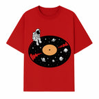 Astro Vinyl Record Player Design - Space-Themed Astronaut Artwork for Music Lovers, Retro Decor, Cosmic Vibes - T-shirt 1758273112263.jpg