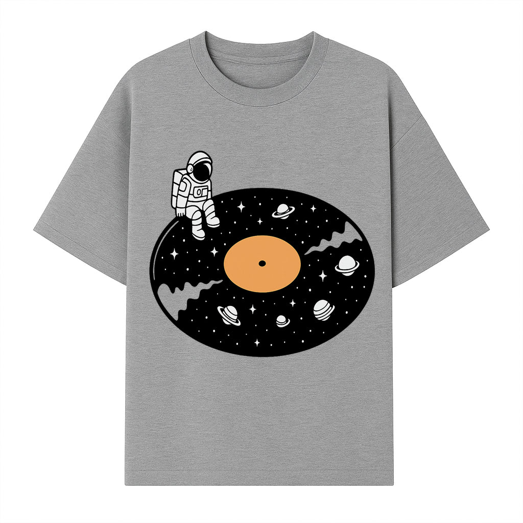 Astro Vinyl Record Player Design - Space-Themed Astronaut Artwork for Music Lovers, Retro Decor, Cosmic Vibes - T-shirt 1758273112416.jpg