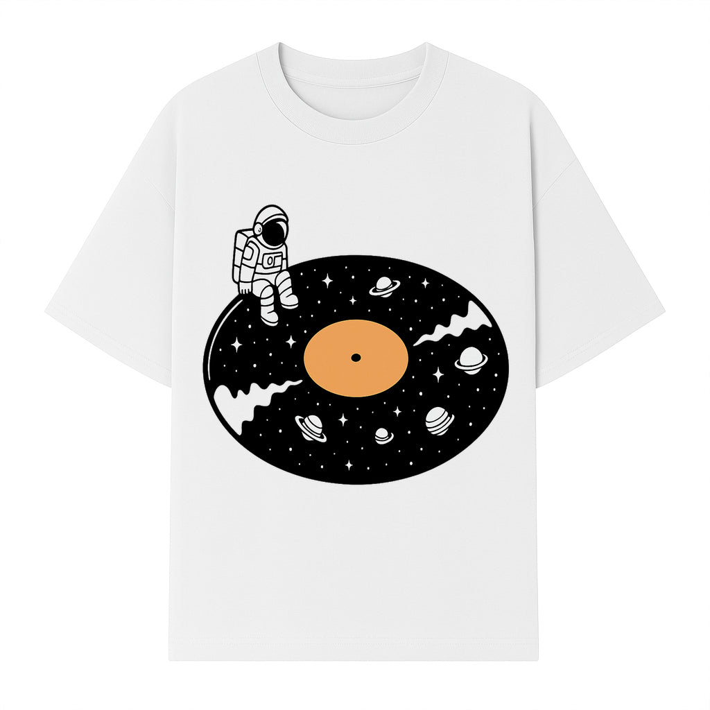 Astro Vinyl Record Player Design - Space-Themed Astronaut Artwork for Music Lovers, Retro Decor, Cosmic Vibes - T-shirt 1758273112580.jpg