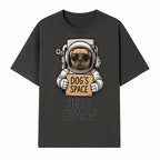Astronaut Dog's Space Hello Human T-Shirt | Cute Dog Lover Graphic Tee | Unique Gift for Pet Owners | Fun Space-Themed Apparel - T-shirt 1758273113223.jpg