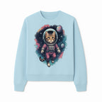 Astronaut Cat Illustration - Cute Space Kitten Art Print, Galactic Decor, Cosmic Cat Artwork for Animal Lovers and Space Enthusiasts - Sweatshirt 1758273113370.jpg
