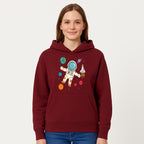 Astronaut Space Adventure Art Print | Planets & Rocket Ship Illustration | Fun Kids Room Decor | Outer Space Wall Art - Hoodie 1758273113382.jpg
