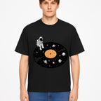 Astro Vinyl Record Player Design - Space-Themed Astronaut Artwork for Music Lovers, Retro Decor, Cosmic Vibes - T-shirt 1758273113721.jpg