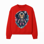 Astronaut Cat Illustration - Cute Space Kitten Art Print, Galactic Decor, Cosmic Cat Artwork for Animal Lovers and Space Enthusiasts - Sweatshirt 1758273113941.jpg