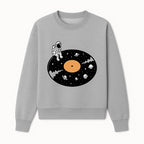 Astro Vinyl Record Player Design - Space-Themed Astronaut Artwork for Music Lovers, Retro Decor, Cosmic Vibes - Sweatshirt 1758273113996.jpg