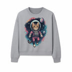 Astronaut Cat Illustration - Cute Space Kitten Art Print, Galactic Decor, Cosmic Cat Artwork for Animal Lovers and Space Enthusiasts - Sweatshirt 1758273114079.jpg