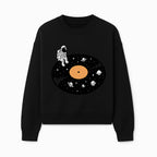 Astro Vinyl Record Player Design - Space-Themed Astronaut Artwork for Music Lovers, Retro Decor, Cosmic Vibes - Sweatshirt 1758273114147.jpg