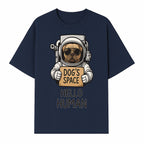 Astronaut Dog's Space Hello Human T-Shirt | Cute Dog Lover Graphic Tee | Unique Gift for Pet Owners | Fun Space-Themed Apparel - T-shirt 1758273114198.jpg