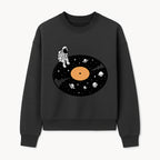 Astro Vinyl Record Player Design - Space-Themed Astronaut Artwork for Music Lovers, Retro Decor, Cosmic Vibes - Sweatshirt 1758273114302.jpg