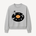 Astro Vinyl Record Player Design - Space-Themed Astronaut Artwork for Music Lovers, Retro Decor, Cosmic Vibes - Sweatshirt 1758273114630.jpg