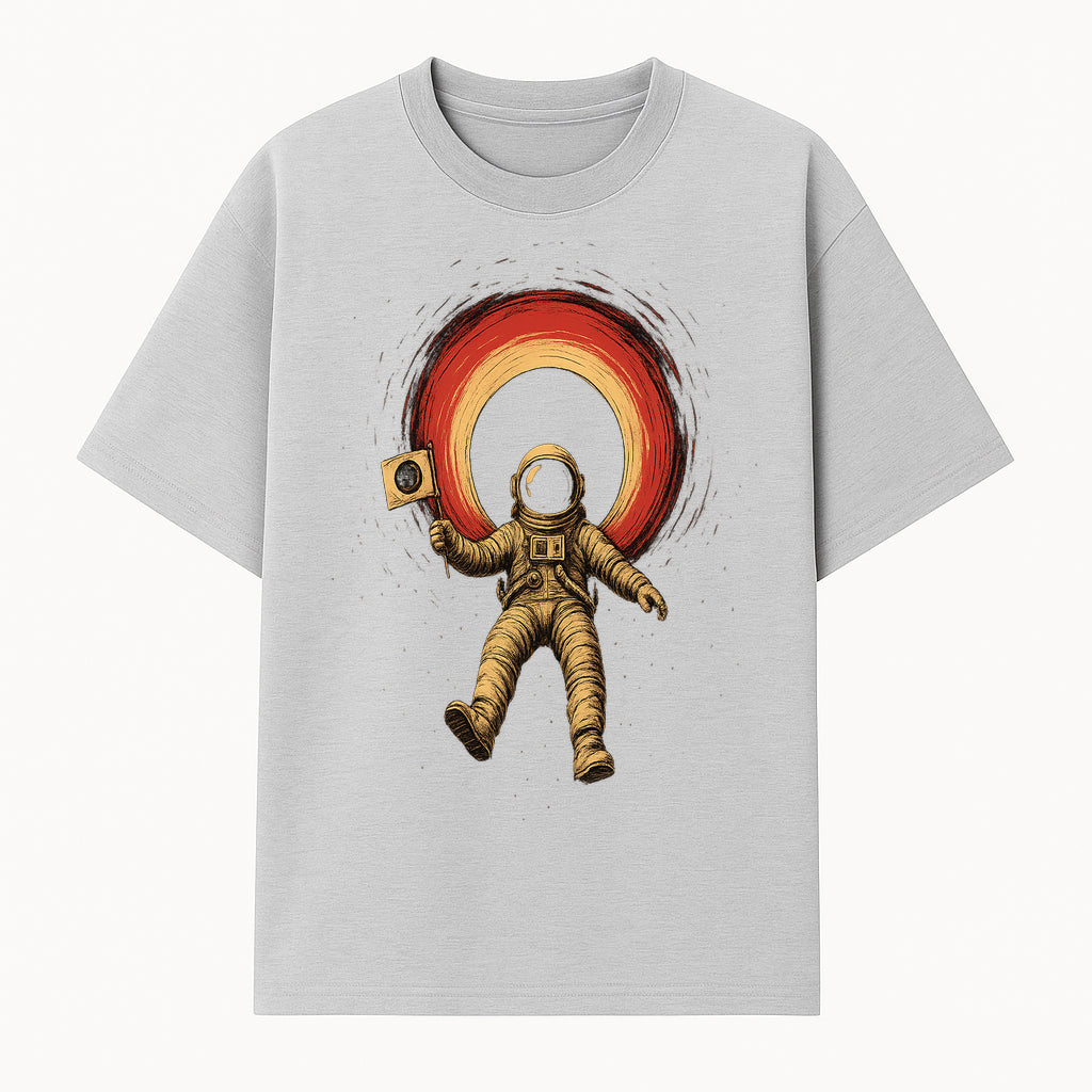 Astronaut in Space with Flag Graphic T-Shirt, Cosmic Adventure Design, Space Exploration Art, Unisex Tee for Sci-Fi Fans, Gift Idea - T-shirt 1758273114854.jpg