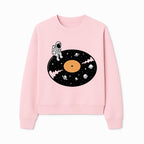 Astro Vinyl Record Player Design - Space-Themed Astronaut Artwork for Music Lovers, Retro Decor, Cosmic Vibes - Sweatshirt 1758273114905.jpg