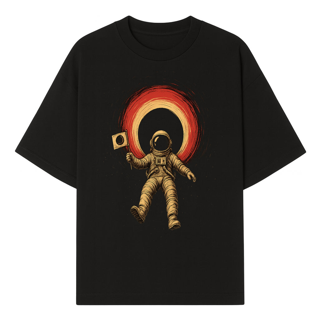 Astronaut in Space with Flag Graphic T-Shirt, Cosmic Adventure Design, Space Exploration Art, Unisex Tee for Sci-Fi Fans, Gift Idea - T-shirt 1758273114983.jpg