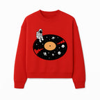 Astro Vinyl Record Player Design - Space-Themed Astronaut Artwork for Music Lovers, Retro Decor, Cosmic Vibes - Sweatshirt 1758273115330.jpg