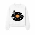 Astro Vinyl Record Player Design - Space-Themed Astronaut Artwork for Music Lovers, Retro Decor, Cosmic Vibes - Sweatshirt 1758273115620.jpg