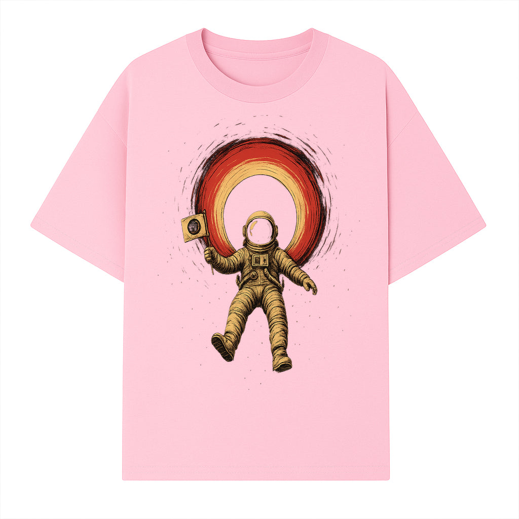 Astronaut in Space with Flag Graphic T-Shirt, Cosmic Adventure Design, Space Exploration Art, Unisex Tee for Sci-Fi Fans, Gift Idea - T-shirt 1758273115781.jpg
