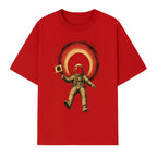 Astronaut in Space with Flag Graphic T-Shirt, Cosmic Adventure Design, Space Exploration Art, Unisex Tee for Sci-Fi Fans, Gift Idea - T-shirt 1758273116243.jpg