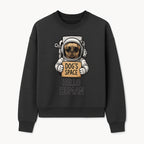 Astronaut Dog's Space Hello Human T-Shirt | Cute Dog Lover Graphic Tee | Unique Gift for Pet Owners | Fun Space-Themed Apparel - Sweatshirt 1758273116428.jpg