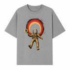 Astronaut in Space with Flag Graphic T-Shirt, Cosmic Adventure Design, Space Exploration Art, Unisex Tee for Sci-Fi Fans, Gift Idea - T-shirt 1758273116465.jpg