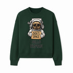 Astronaut Dog's Space Hello Human T-Shirt | Cute Dog Lover Graphic Tee | Unique Gift for Pet Owners | Fun Space-Themed Apparel - Sweatshirt 1758273116556.jpg