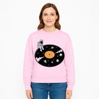 Astro Vinyl Record Player Design - Space-Themed Astronaut Artwork for Music Lovers, Retro Decor, Cosmic Vibes - Sweatshirt 1758273116941.jpg