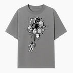 Astronaut Holding Planet Balloons Graphic T-Shirt | Space Adventure Design | Galaxy-Themed Apparel for Kids and Adults - T-shirt 1758273117386.jpg