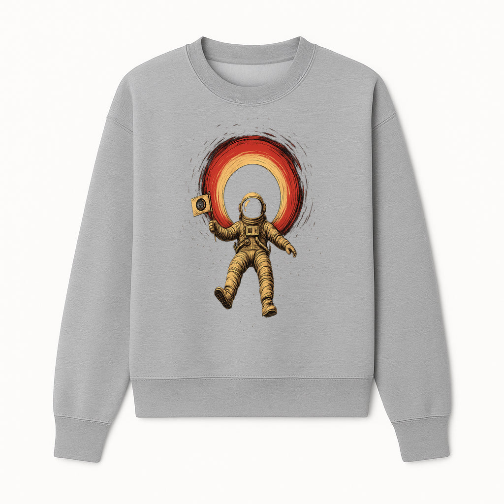 Astronaut in Space with Flag Graphic T-Shirt, Cosmic Adventure Design, Space Exploration Art, Unisex Tee for Sci-Fi Fans, Gift Idea - Sweatshirt 1758273118005.jpg