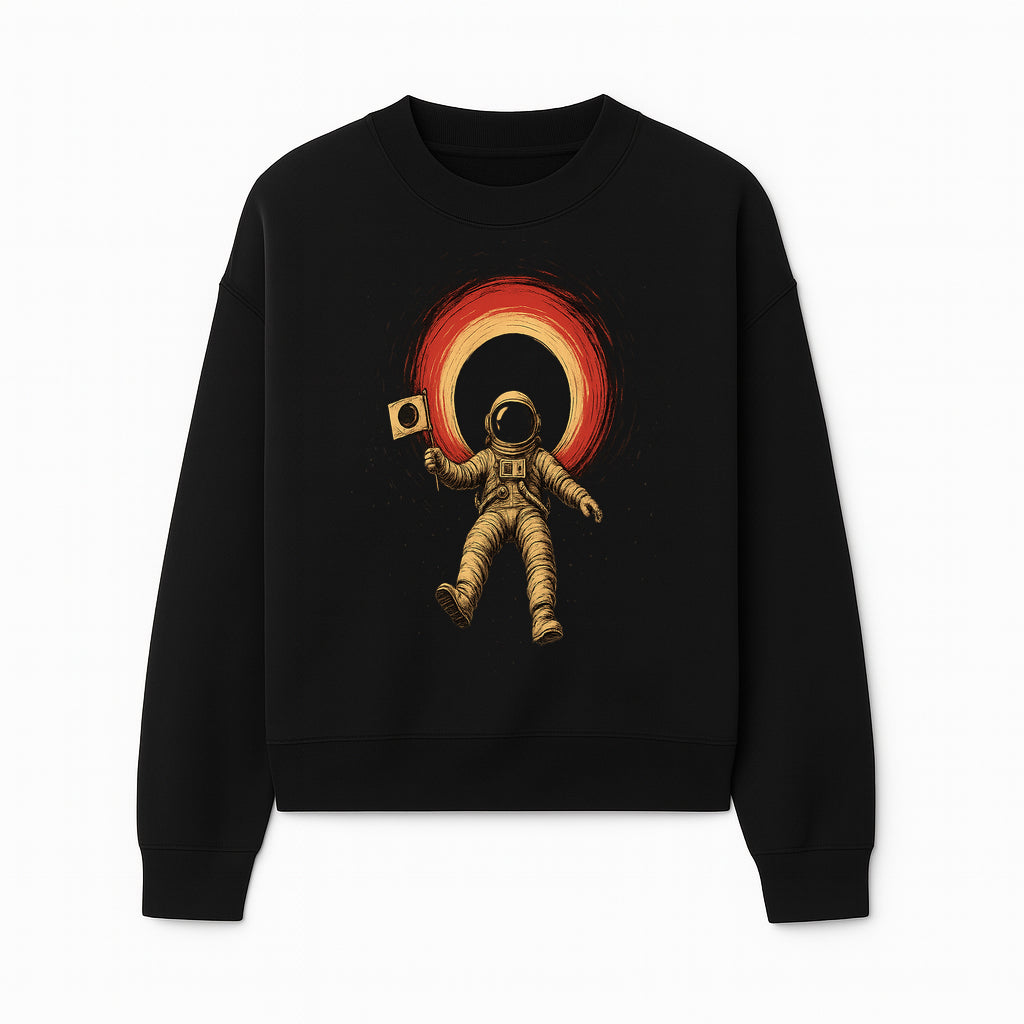 Astronaut in Space with Flag Graphic T-Shirt, Cosmic Adventure Design, Space Exploration Art, Unisex Tee for Sci-Fi Fans, Gift Idea - Sweatshirt 1758273118144.jpg