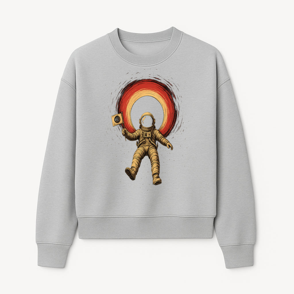 Astronaut in Space with Flag Graphic T-Shirt, Cosmic Adventure Design, Space Exploration Art, Unisex Tee for Sci-Fi Fans, Gift Idea - Sweatshirt 1758273118541.jpg