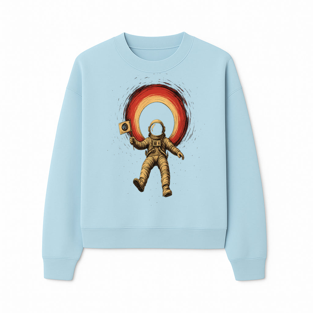 Astronaut in Space with Flag Graphic T-Shirt, Cosmic Adventure Design, Space Exploration Art, Unisex Tee for Sci-Fi Fans, Gift Idea - Sweatshirt 1758273118691.jpg