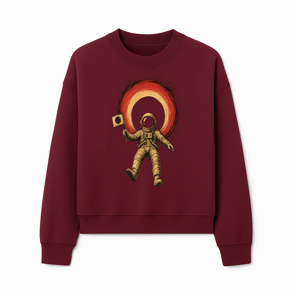 Astronaut in Space with Flag Graphic T-Shirt, Cosmic Adventure Design, Space Exploration Art, Unisex Tee for Sci-Fi Fans, Gift Idea - Sweatshirt 1758273118986.jpg