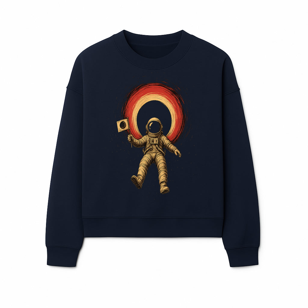 Astronaut in Space with Flag Graphic T-Shirt, Cosmic Adventure Design, Space Exploration Art, Unisex Tee for Sci-Fi Fans, Gift Idea - Sweatshirt 1758273119118.jpg