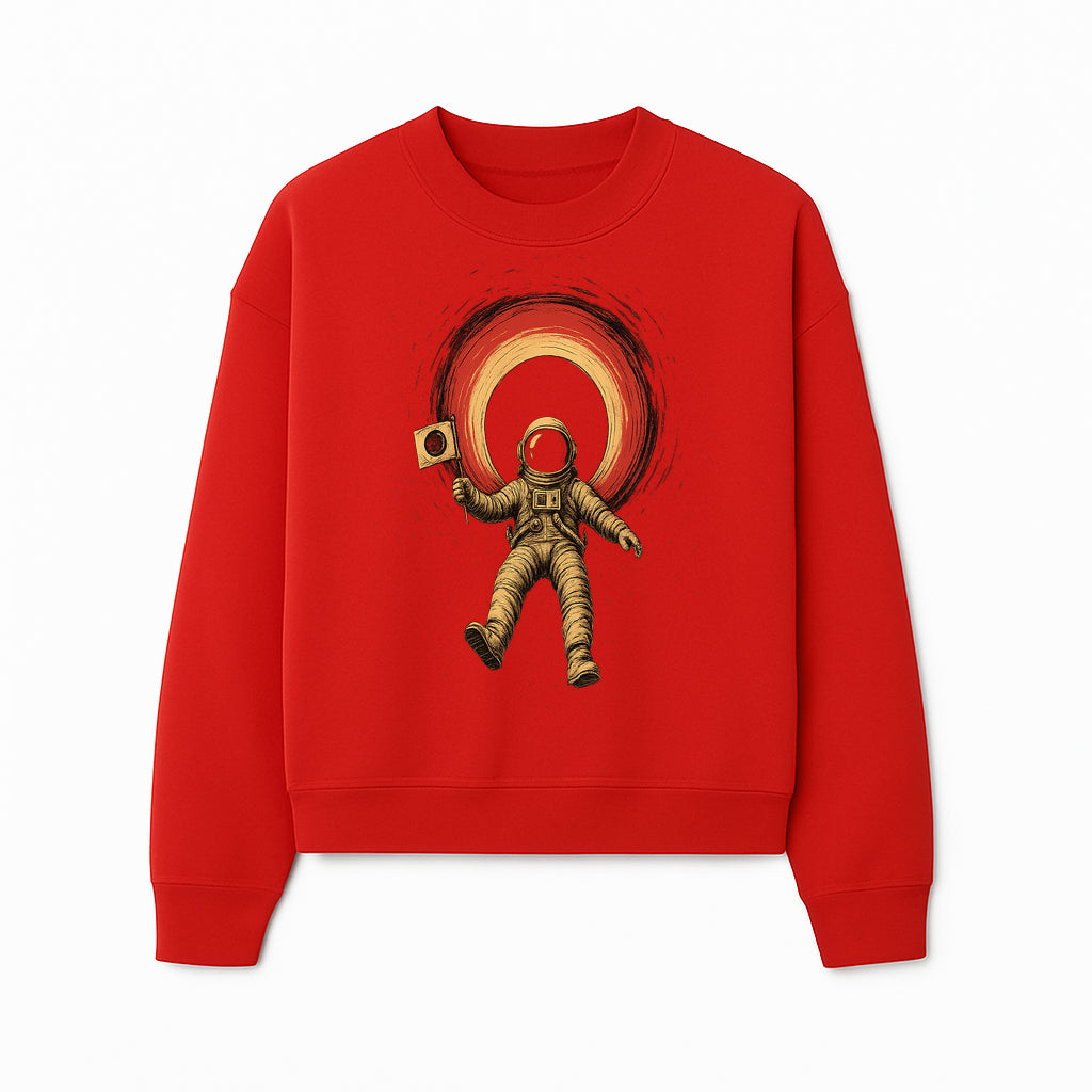 Astronaut in Space with Flag Graphic T-Shirt, Cosmic Adventure Design, Space Exploration Art, Unisex Tee for Sci-Fi Fans, Gift Idea - Sweatshirt 1758273119280.jpg
