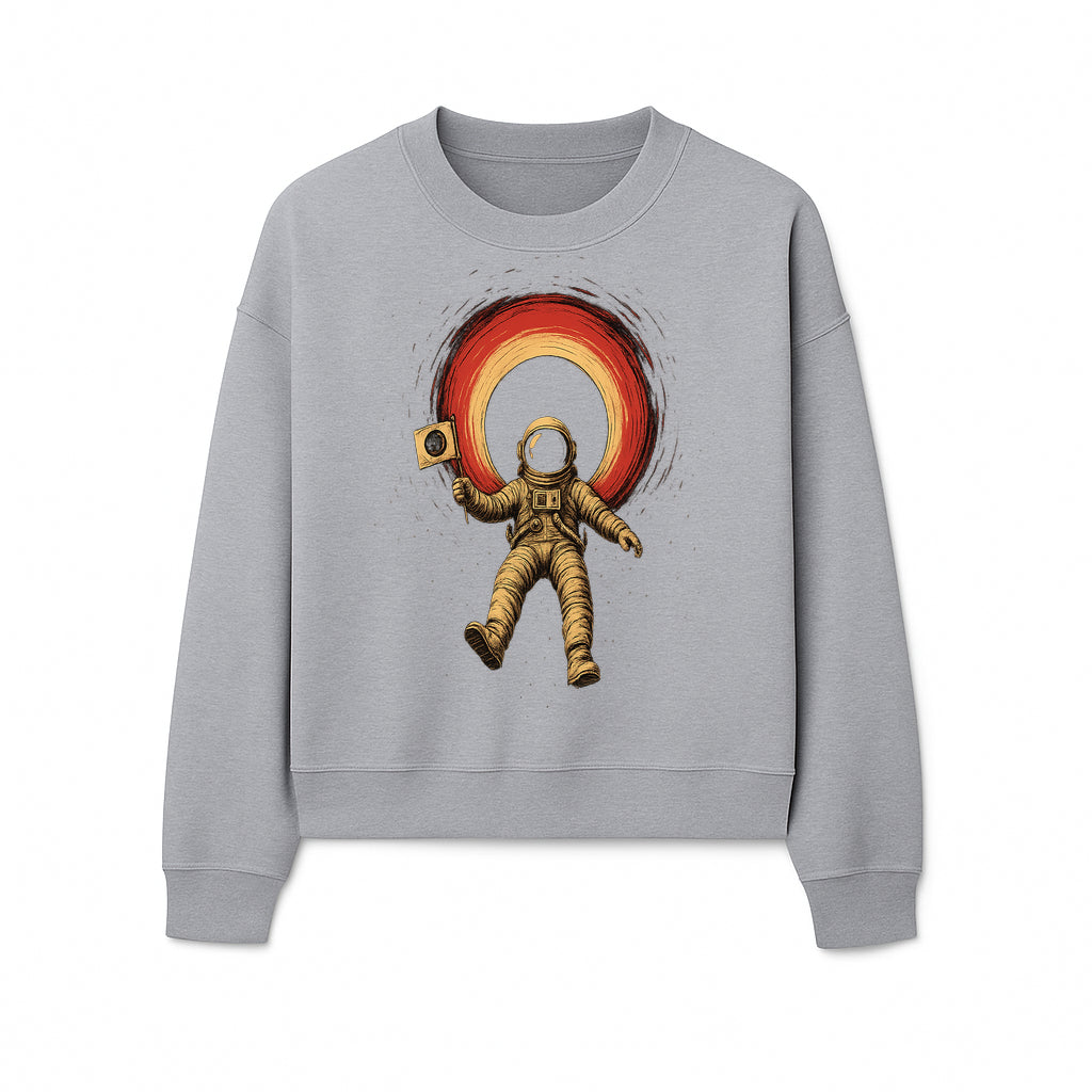 Astronaut in Space with Flag Graphic T-Shirt, Cosmic Adventure Design, Space Exploration Art, Unisex Tee for Sci-Fi Fans, Gift Idea - Sweatshirt 1758273119475.jpg
