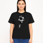 Astronaut Holding Planet Balloons Graphic T-Shirt | Space Adventure Design | Galaxy-Themed Apparel for Kids and Adults - T-shirt 1758273119757.jpg