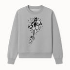 Astronaut Holding Planet Balloons Graphic T-Shirt | Space Adventure Design | Galaxy-Themed Apparel for Kids and Adults - Sweatshirt 1758273119904.jpg