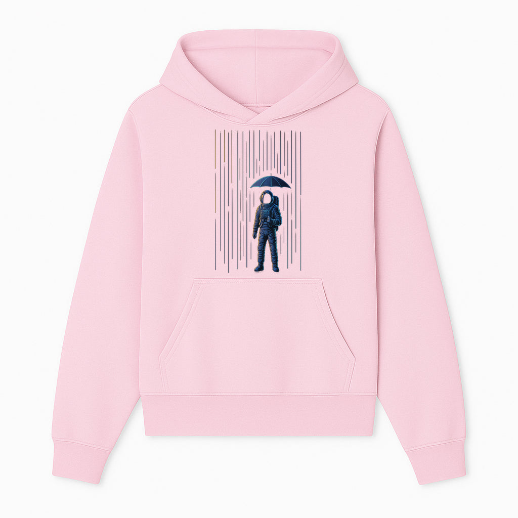 Abstract Astronaut Art Print with Umbrella, Cosmic Rain Theme, Space Decor for Home or Office, Unique Astronaut Wall Artwork - Hoodie 1758273120166.jpg