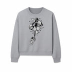 Astronaut Holding Planet Balloons Graphic T-Shirt | Space Adventure Design | Galaxy-Themed Apparel for Kids and Adults - Sweatshirt 1758273121344.jpg