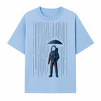 Abstract Astronaut Art Print with Umbrella, Cosmic Rain Theme, Space Decor for Home or Office, Unique Astronaut Wall Artwork - T-shirt 1758273122949.jpg