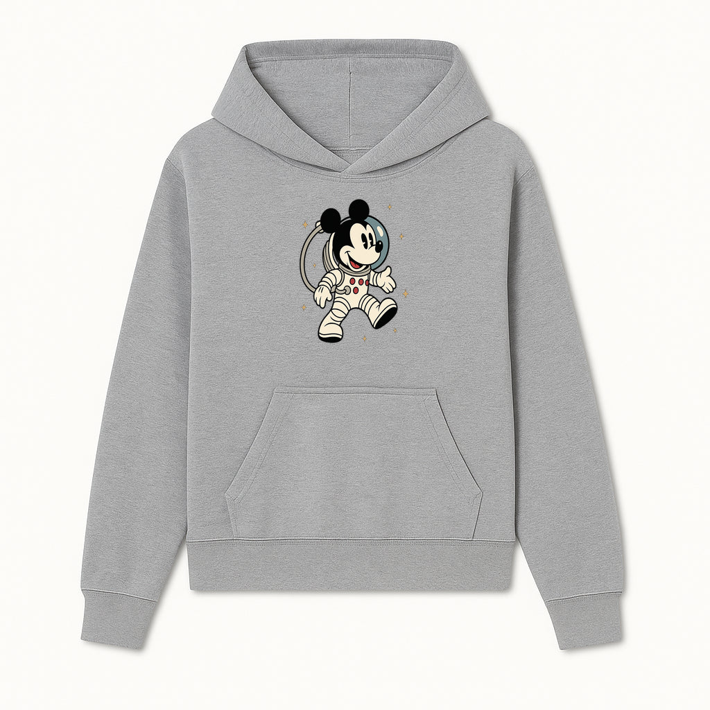 Astronaut Mickey Mouse T-Shirt, Cosmic Disney Apparel, Cute Space Adventure Design, Kid's & Adult Sizes Available - Hoodie 1758273123589.jpg