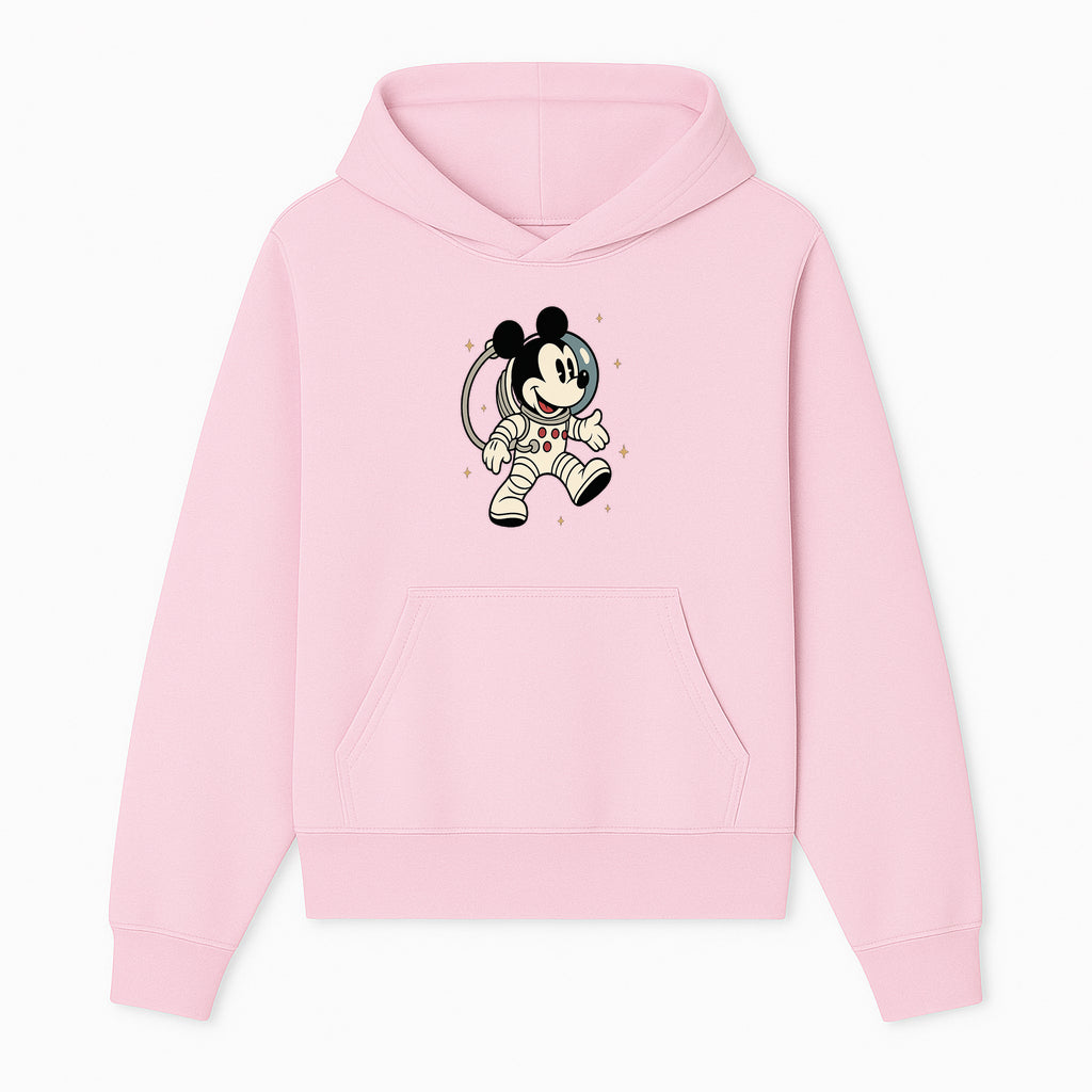 Astronaut Mickey Mouse T-Shirt, Cosmic Disney Apparel, Cute Space Adventure Design, Kid's & Adult Sizes Available - Hoodie 1758273123879.jpg