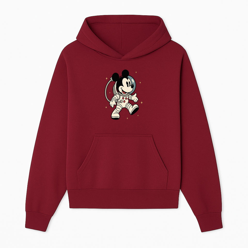 Astronaut Mickey Mouse T-Shirt, Cosmic Disney Apparel, Cute Space Adventure Design, Kid's & Adult Sizes Available - Hoodie 1758273124020.jpg