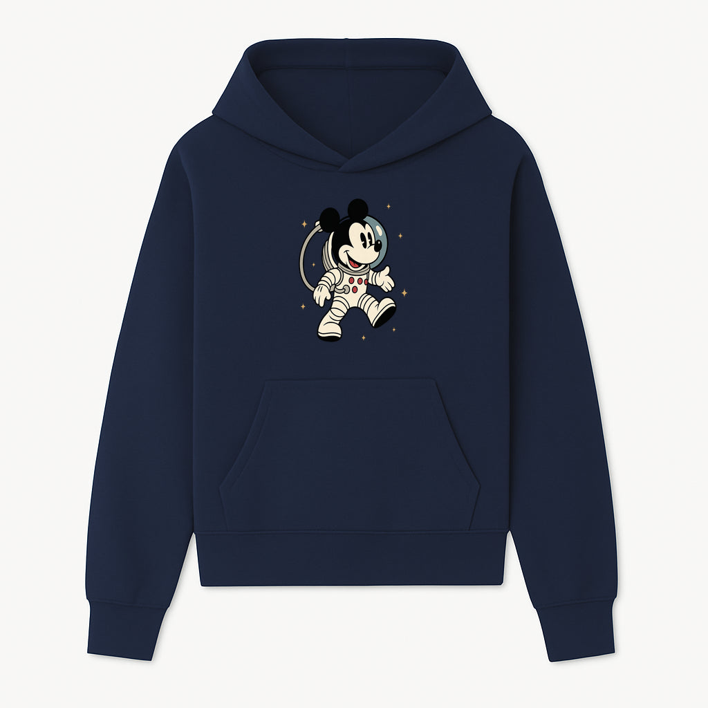 Astronaut Mickey Mouse T-Shirt, Cosmic Disney Apparel, Cute Space Adventure Design, Kid's & Adult Sizes Available - Hoodie 1758273124174.jpg